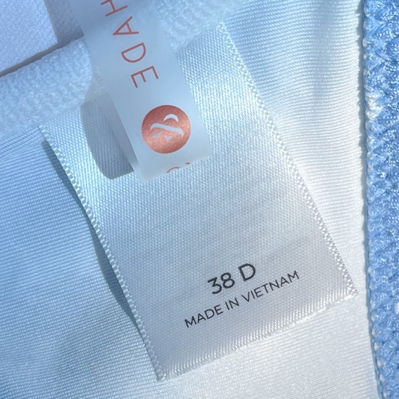 Shade & Shore Lighttly Lined Bikini Top - Blue Dot - Picture 8 of 9